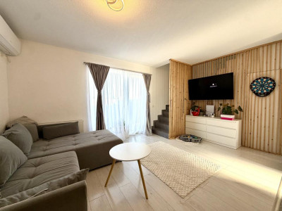 Duplex 3 camere, 61 mp utili, mobilat/utilat - Sanandrei