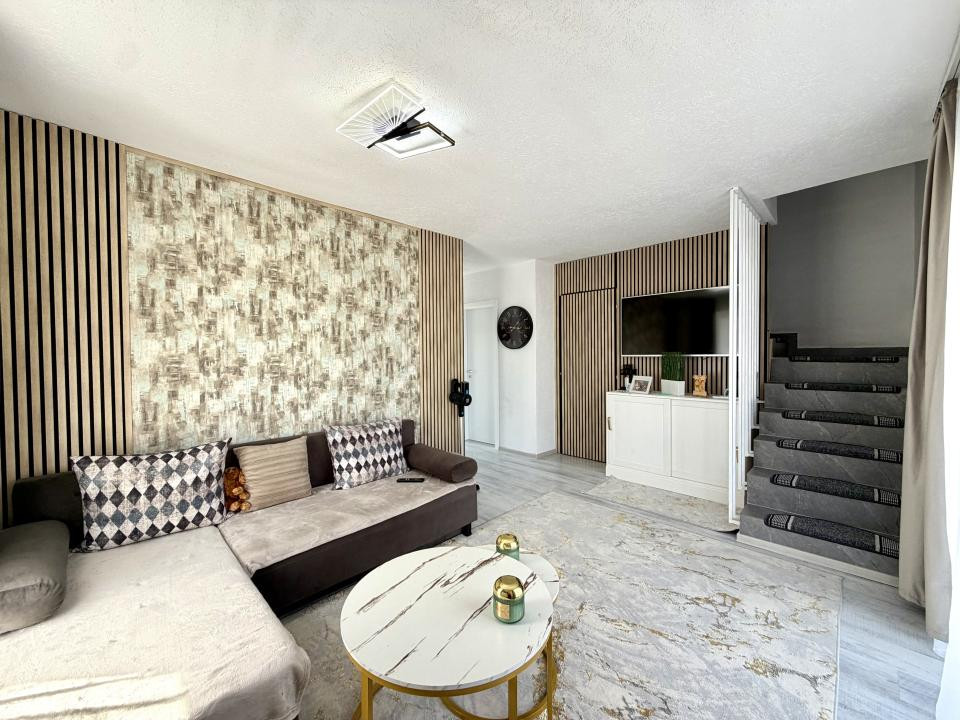 Duplex inedit, 3 camere, 61 mp utili, mobilat/utilat - Sanandrei