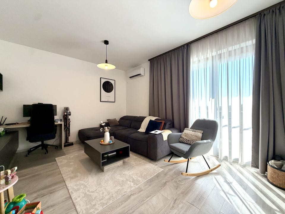 Apartament elegant, 2 camere, 53 mp utili, etaj 1 - Dumbravita