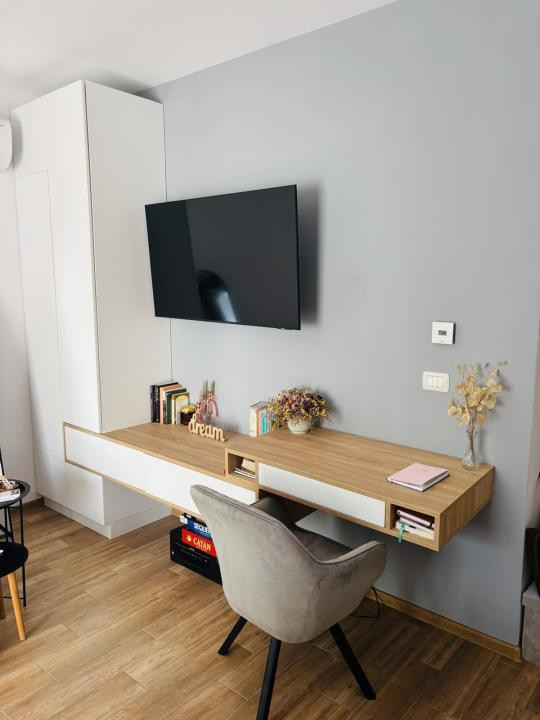 Apartament 1 camera, etajul 1, mobilat/utilat, 31mp utili in Giroc 
