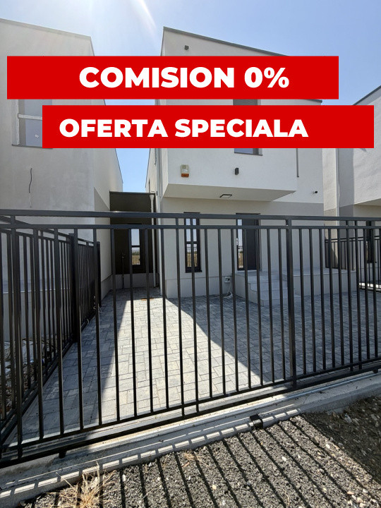 COMISION 0% Duplex individual, 4 camere, 2 bai - la 10 minute de Timisoara