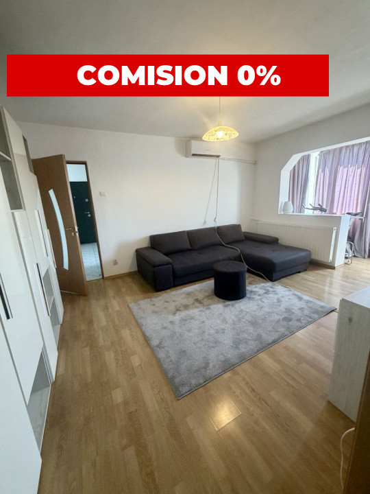 Apartament spatios de 2 camere 56 mp+balcon - COMISION 0%