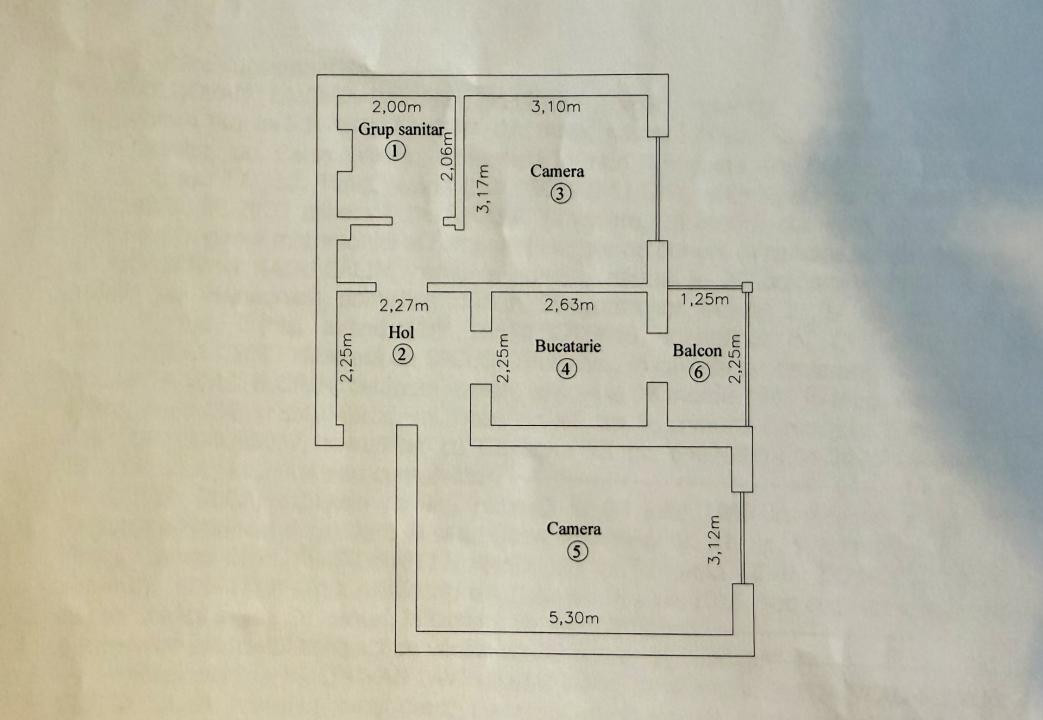 Apartament 2 camere, 47 mp utili, mobilat si utilat - Zona Aradului