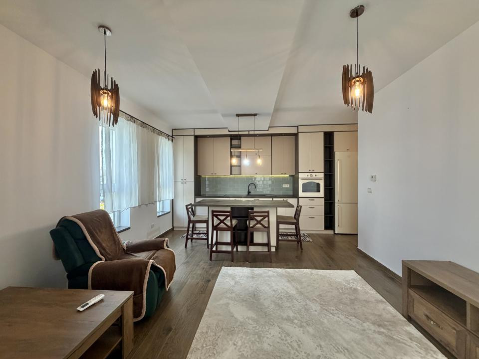 Apartament 2 camere, etaj 1, mobilat modern in Braytim 