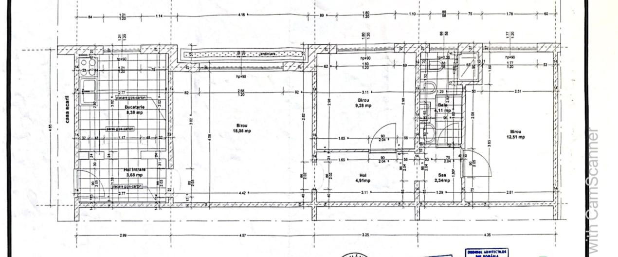Apartament 3 camere, 63 mp utili, parter - Aradului