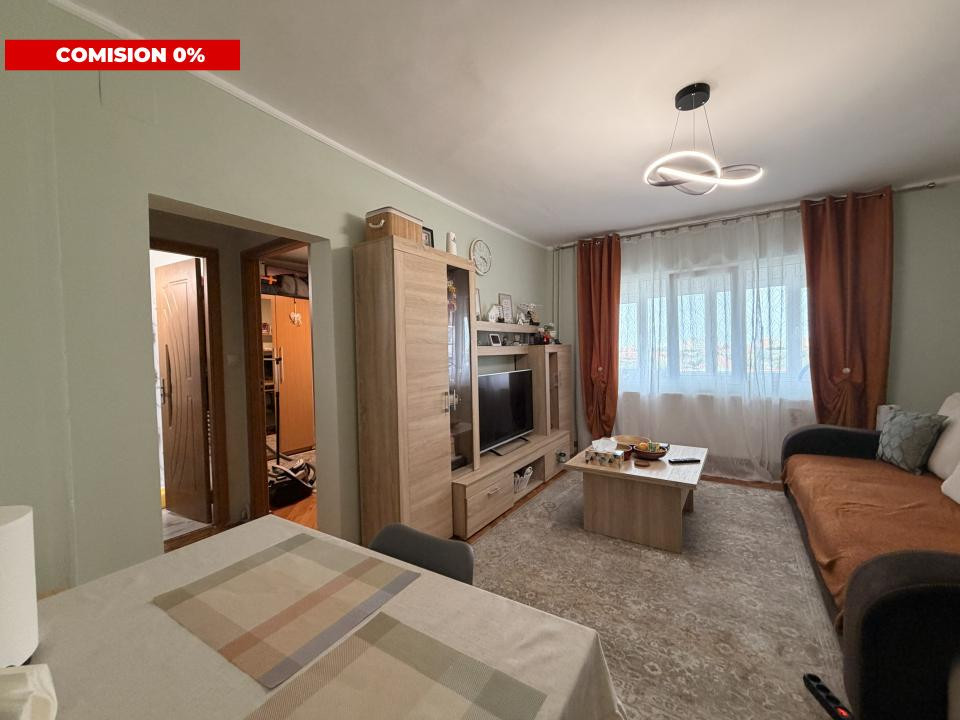 COMISION 0% Apartament 3 camere, semidecomandat, 51 mp utili, etaj 7-Timisoara