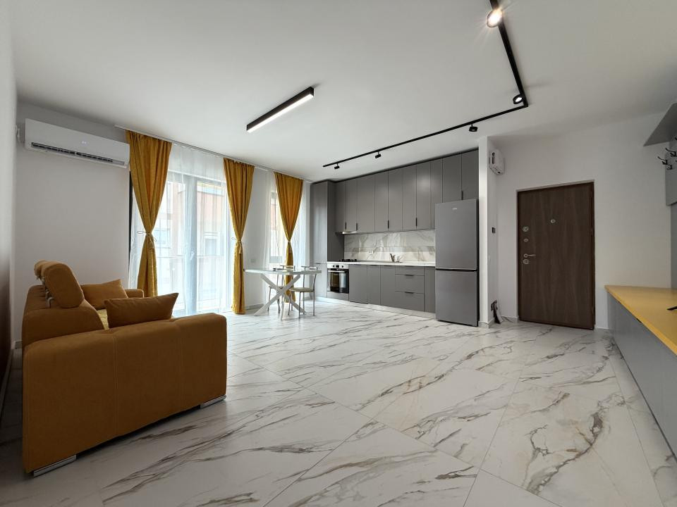 Apartament cu 2 camere, decomandat, 48mp utili, mobilat - Giroc