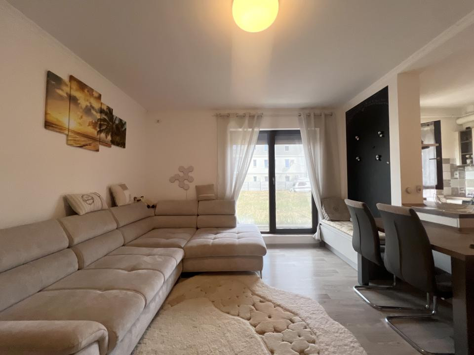  Apartament 2 camere, 50 mp utili, garaj, mobilat si utilat - Giroc