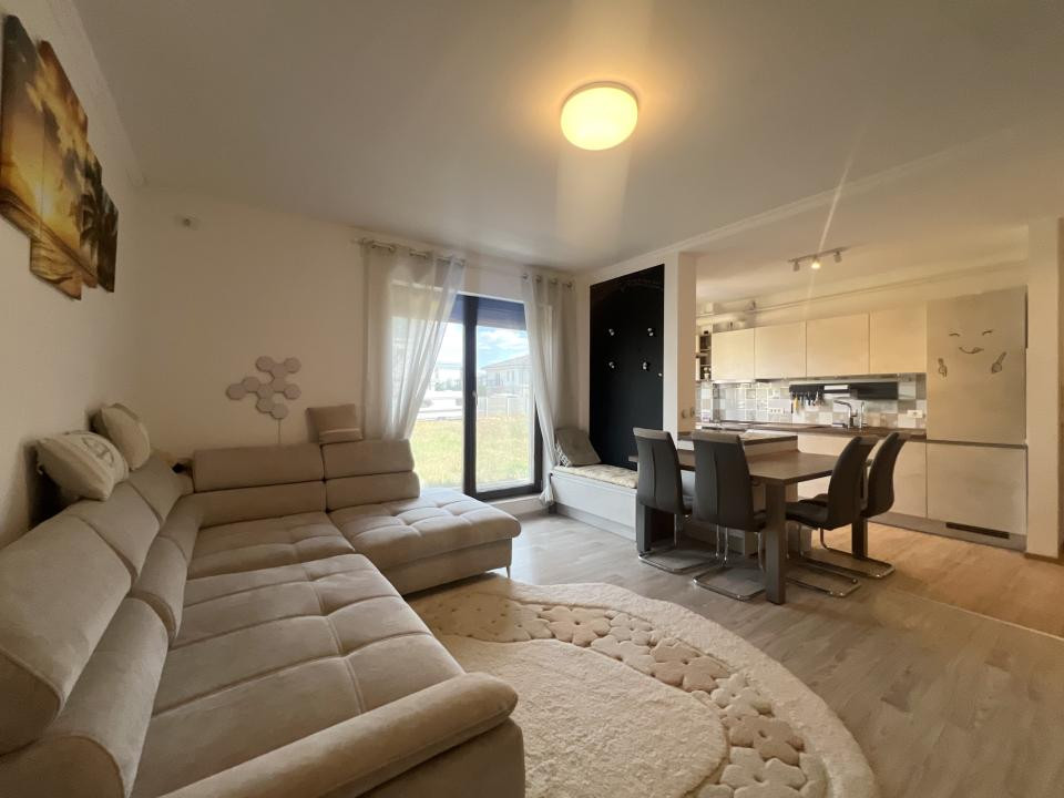  Apartament 2 camere, 50 mp utili, garaj, mobilat si utilat - Giroc