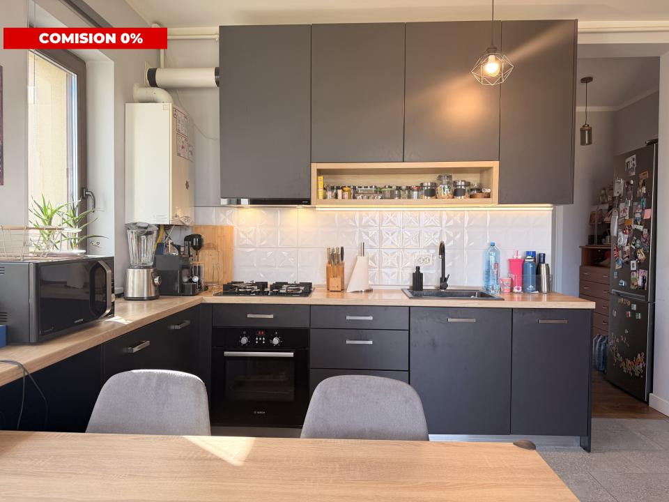 COMISION 0%-Apartament 2 camere, parc. acoperita, mobilat-Giroc
