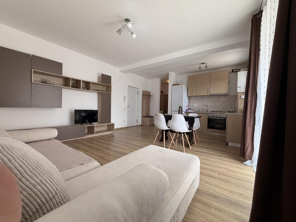 Apartament 2 camere, decomandat, 48 mp utili, parter, loc de parcare - Giroc