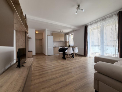 Apartament 2 camere, decomandat, 48 mp utili, parter, loc de parcare - Giroc