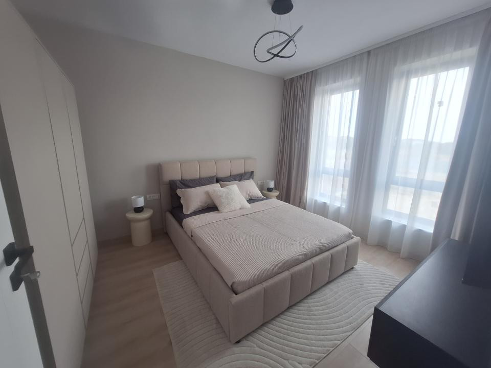 Apartament nou, 2 camere, 50 mp utili, etaj 1, mobilat si utilat - Giroc