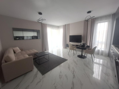 Apartament nou, 2 camere, 50 mp utili, etaj 1, mobilat si utilat - Giroc