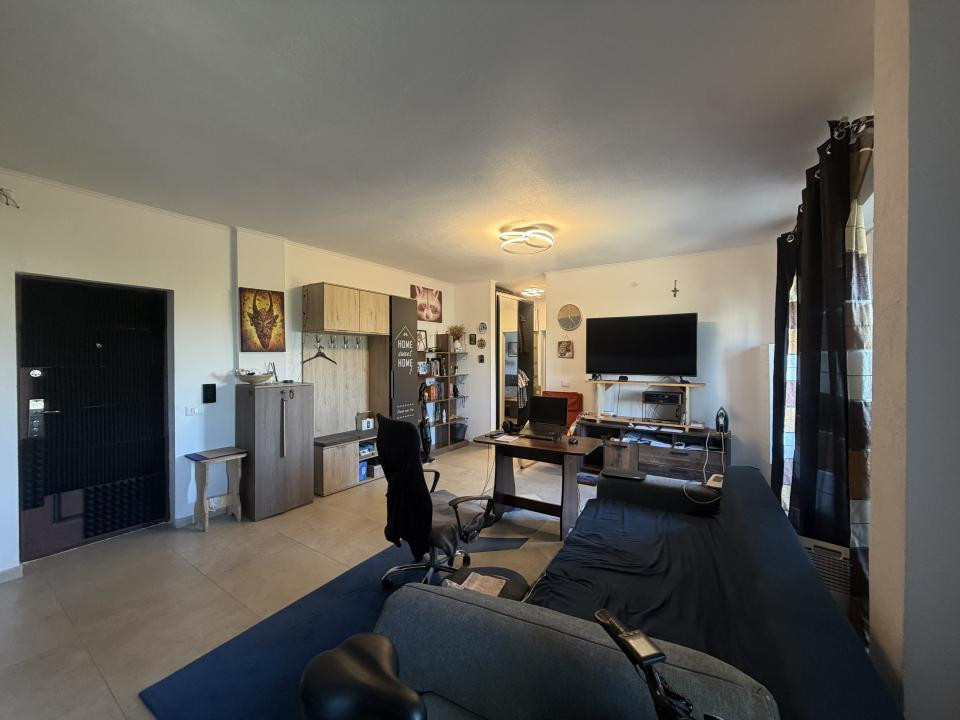 Apartament 2 camere, open space, etajul 1, terasa 8mp in Giroc 