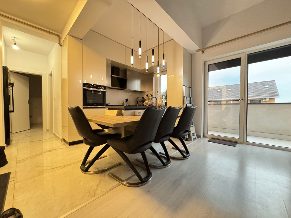 Apartament 3 camere, 82 mp, complet mobilat, zona LIDL-GIROC-COMISION 0%