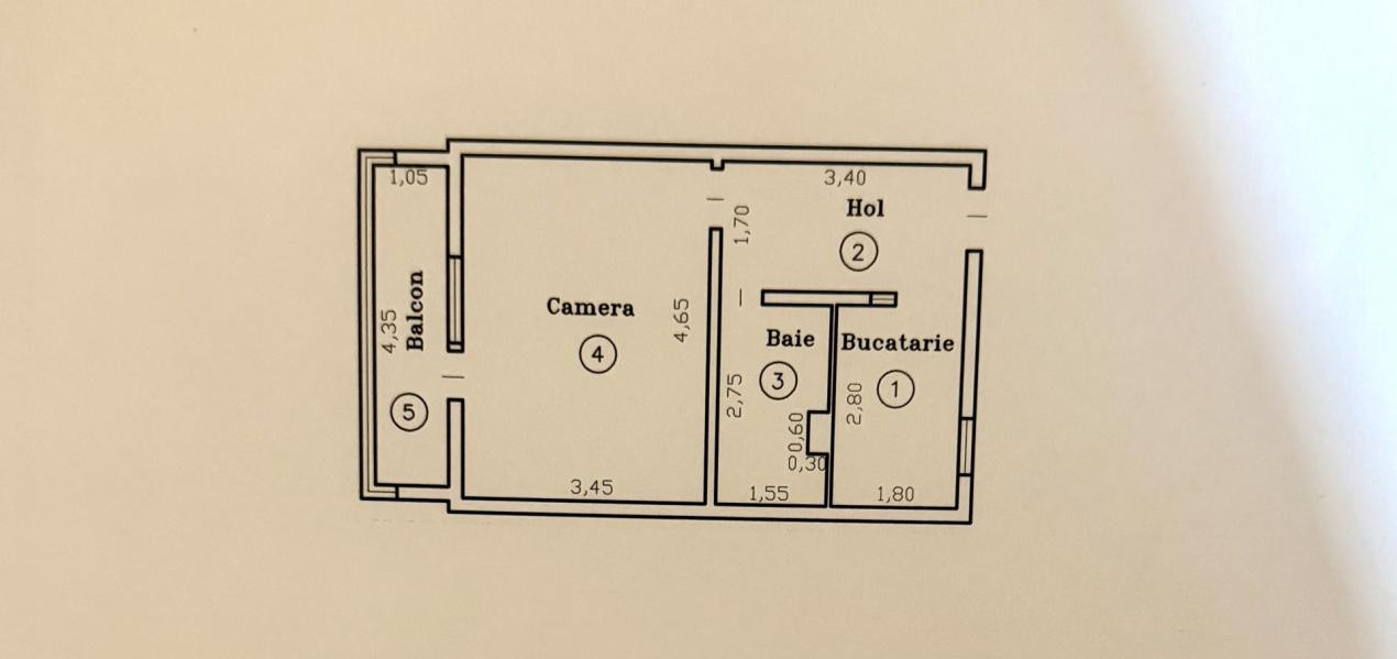 Apartament elegant cu 1 camera, 31 mp utili - zona Lipovei 
