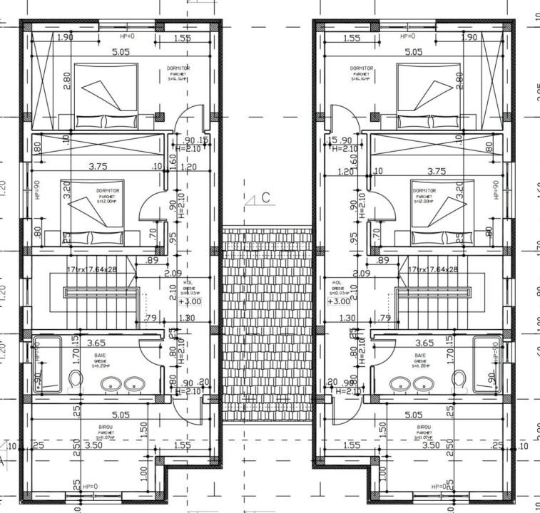 Duplex despartit, cu 105 mp toate utilitatile in Mosnita Noua- Urseni