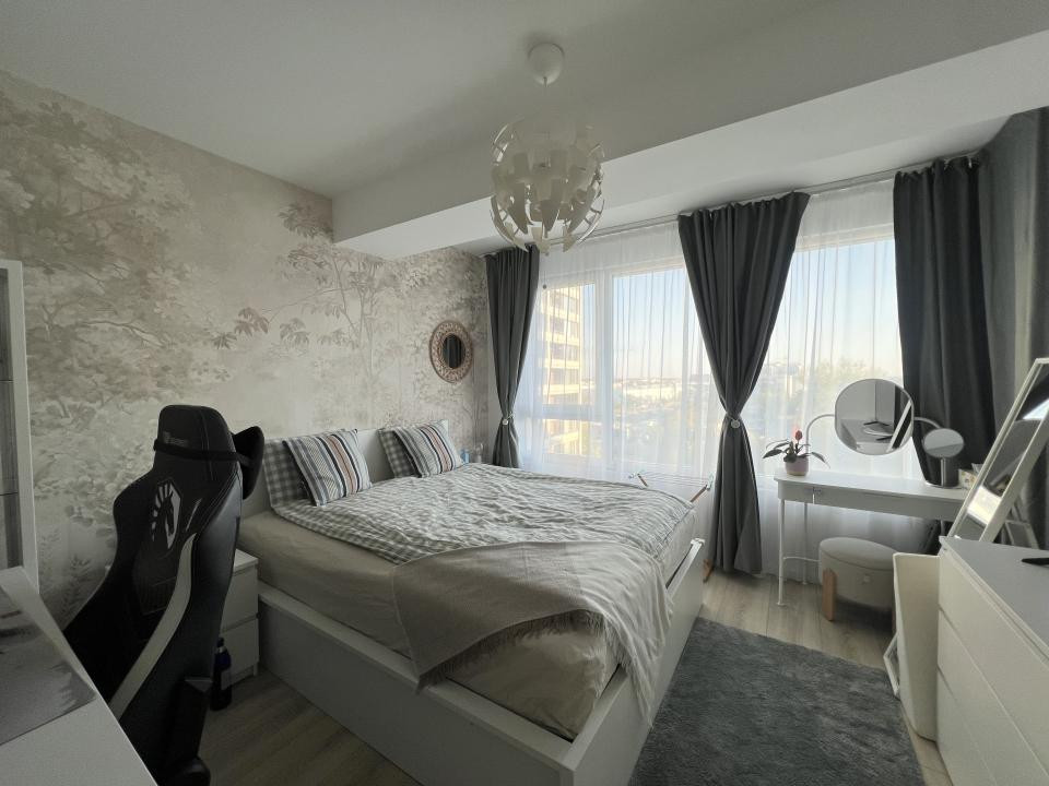 Apartament de lux, 3 camere, 60 mp utili, etaj 5/8, mobilat - Aradului