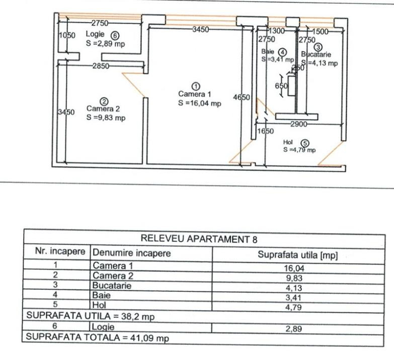 OCAZIE- Apartament 2 camere, etaj 1, 38 mp utili - Girocului