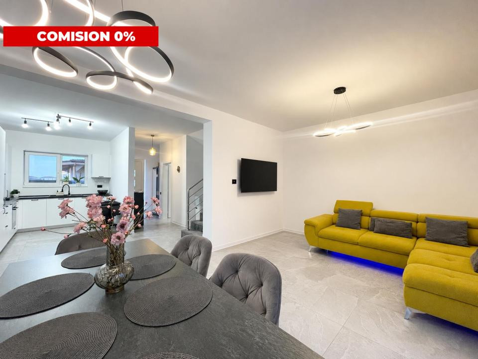 COMISION 0% Duplex 100mp mobilat si utilat+panouri 4kW - Urseni