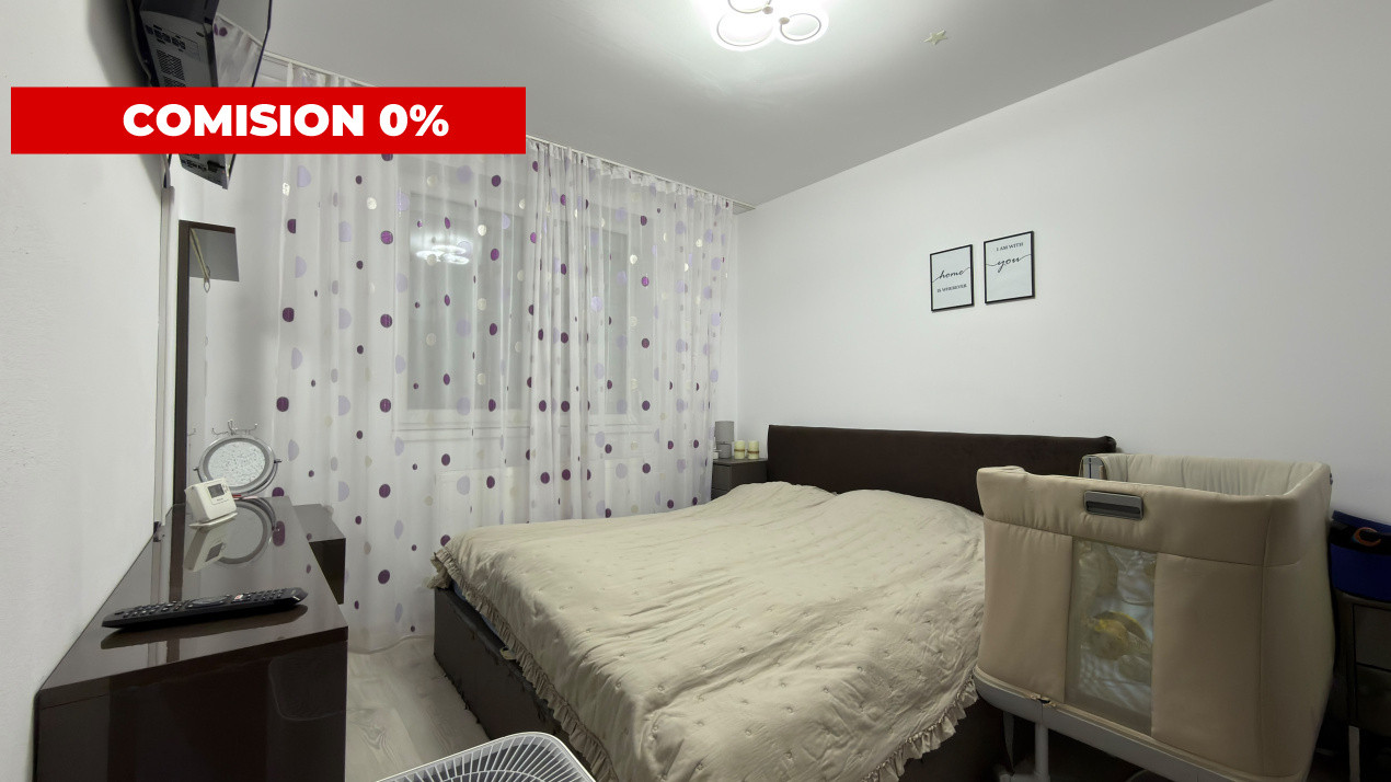COMISION 0%-Apartament 2 camere, 53 mp, mobilat-utilat-Giroc