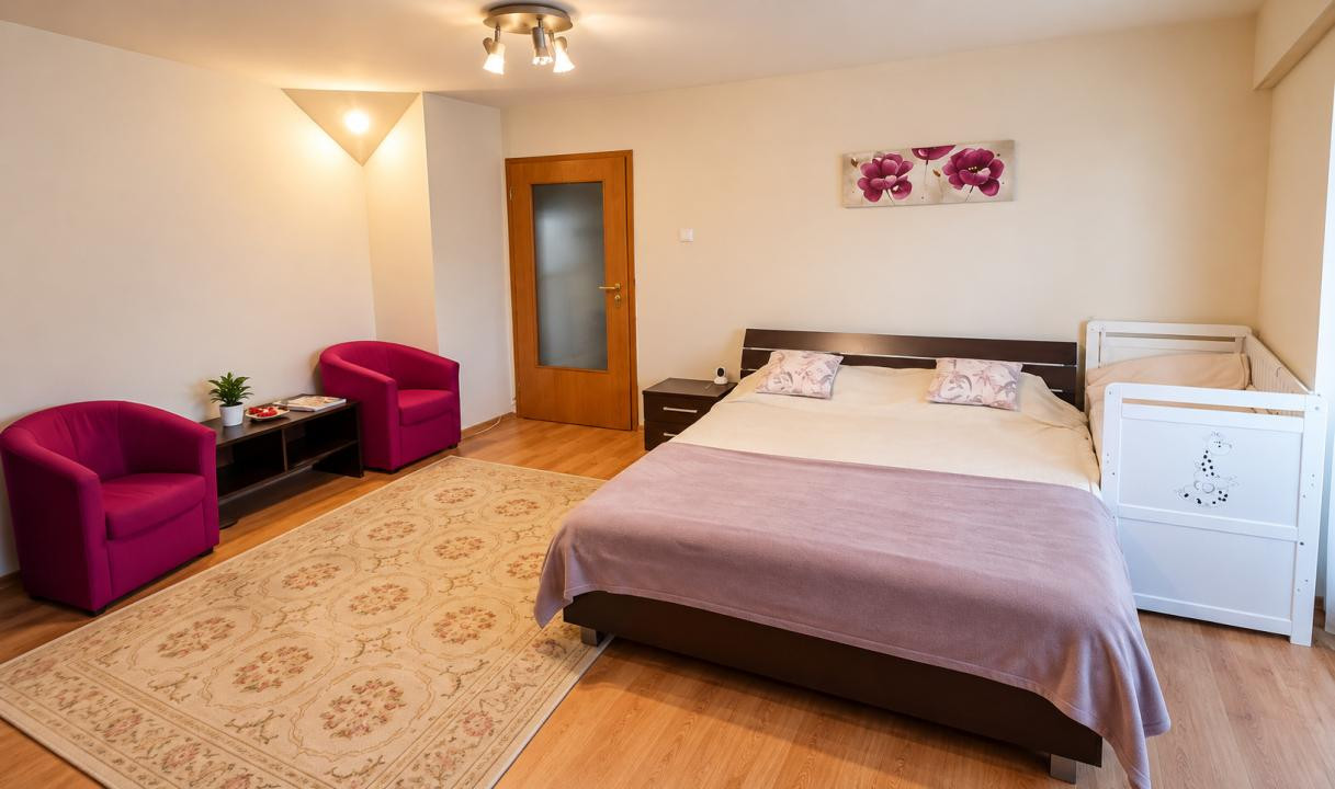Apartament cu 1 camera, 41 mp utili, etaj 4, mobilat, renovat-Sagului