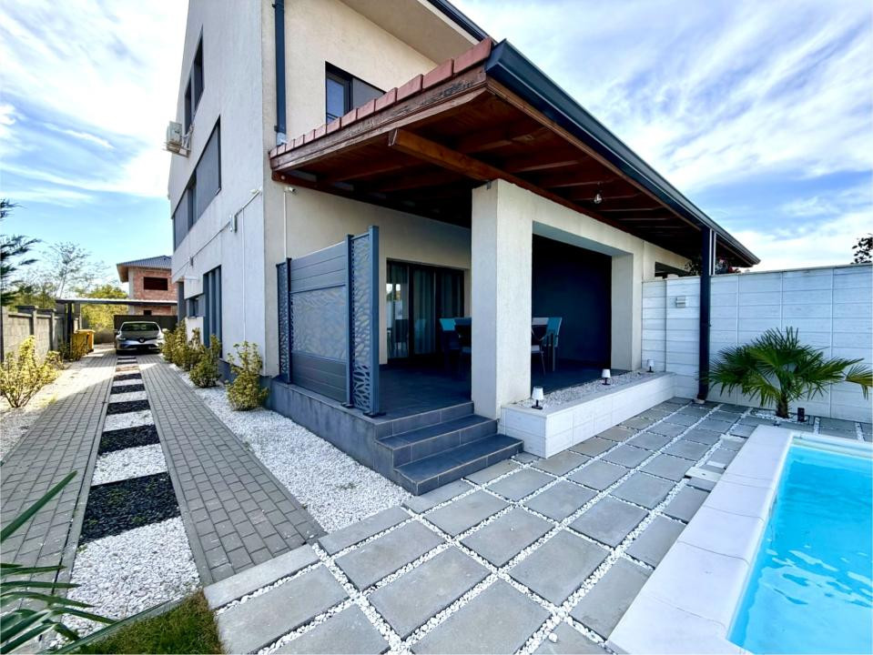 Duplex cu piscina si sala fitness, 4 camere, 113 mp utili - Dumbravita