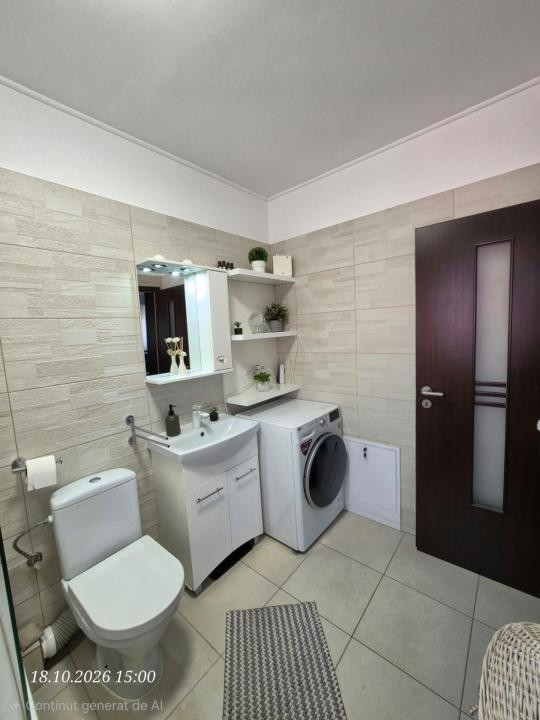 Apartament 2 camere, 50 mp utili, mobilat - Giroc