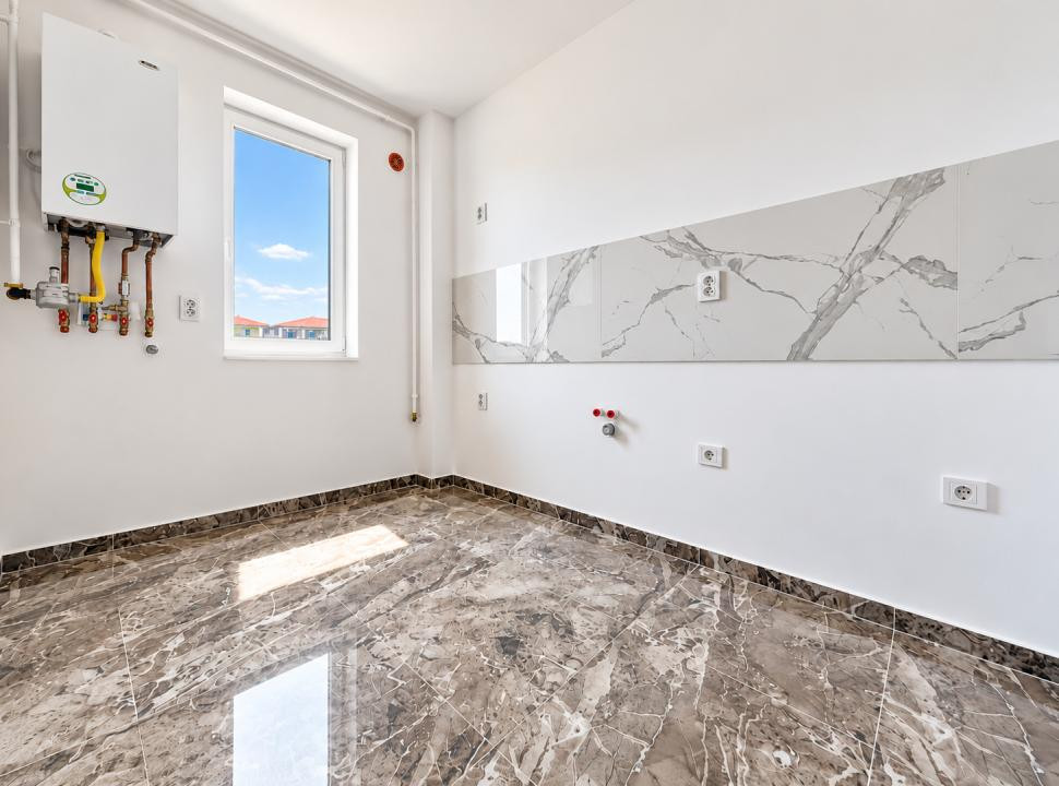 Apartament 2 camere, decomandat, 49 mp utili, etaj 2-Giroc