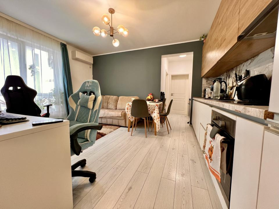  Apartament 3 camere, open-space, 50 mp utili, parter -Giroc