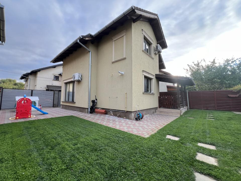 Casa individuala, 5 camere, 96 mp utili, 230 teren, mobilata - Giroc