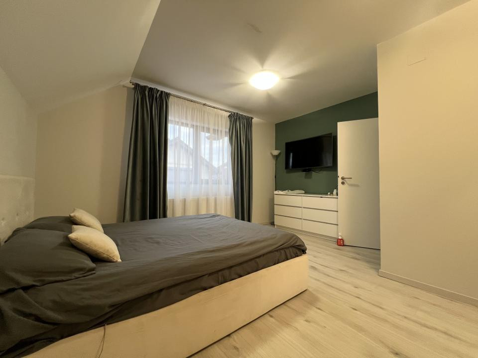 Casa individuala, 5 camere, 96 mp utili, 230 teren, mobilata - Giroc