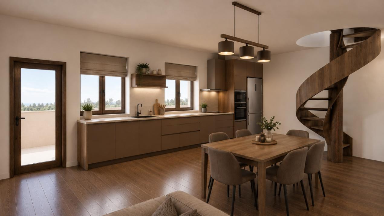 Proiect spatios, atipic, 5 camere - duplex in vatra veche - Giarmata Mare