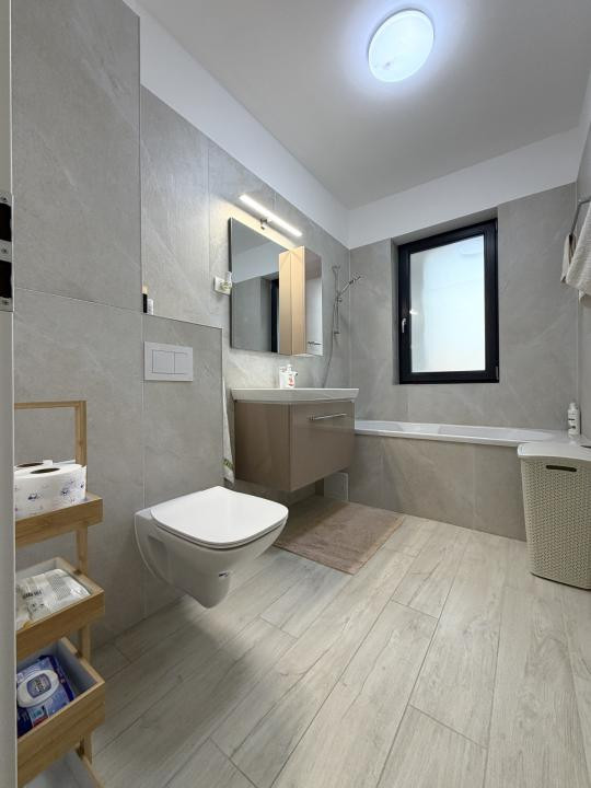 Apartament 2 camere, 60mp utili, balcon 9mp, Bloc nou - Giroc