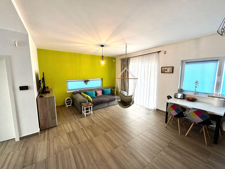 Casa insiruita, complet mobilata, 80 mp utili - Dumbravita 