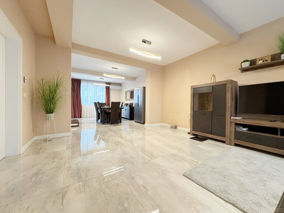 Duplex 4 camere, 129mp utili, 276mp teren -Mosnita Noua