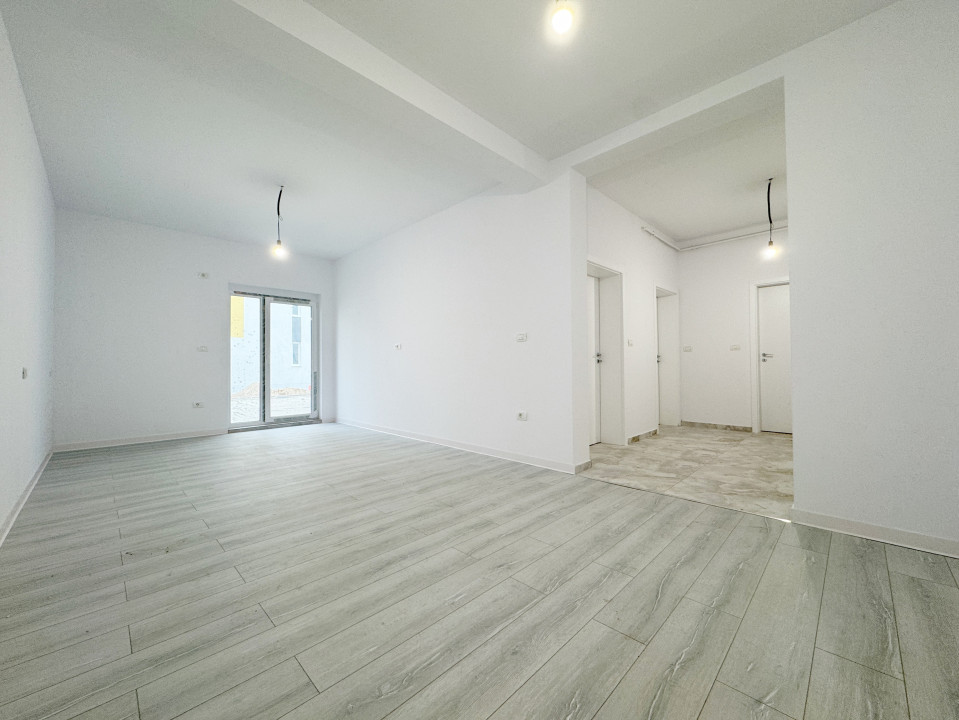 Apartament 2 camere, decomandat,55mp utili+8mp balcon, etaj 2/3-Giroc