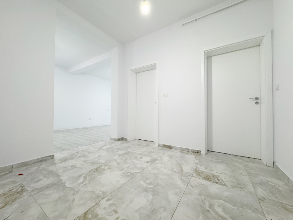 Apartament 2 camere, decomandat,55mp utili+8mp balcon, etaj 2/3-Giroc