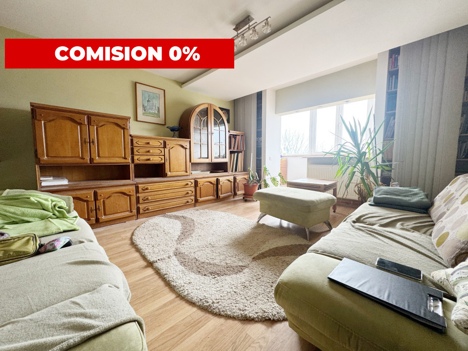 Apartament 3 camere, 72mp utili, decomandat, zona Girocului COMISION 0%