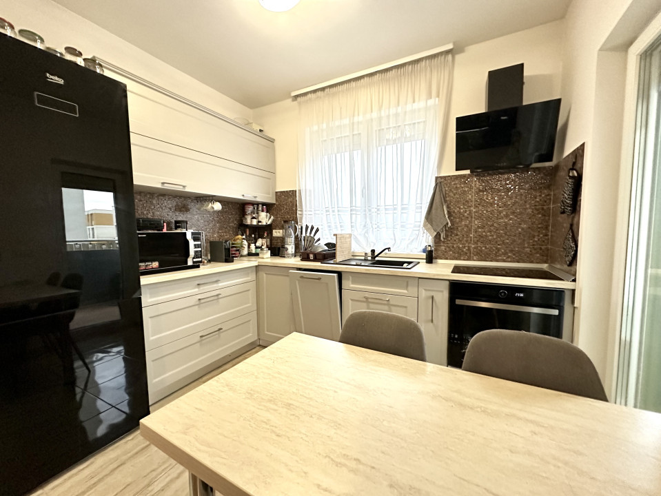 Apartament 3 camere, 60 mp utili, mobilat, utilat - Dumbravita 