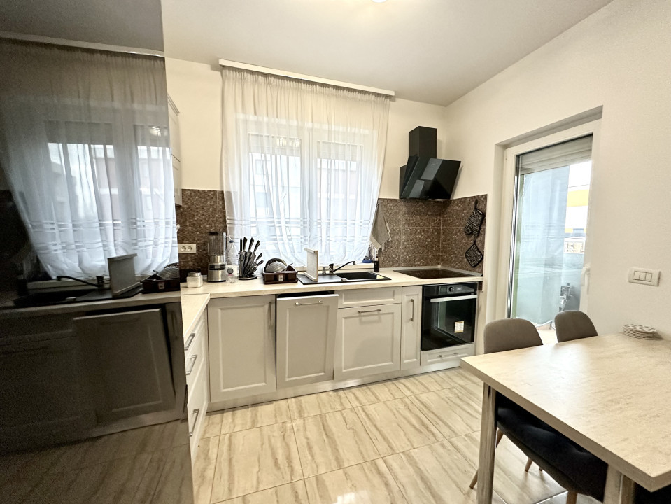 Apartament 3 camere, 60 mp utili, mobilat, utilat - Dumbravita 