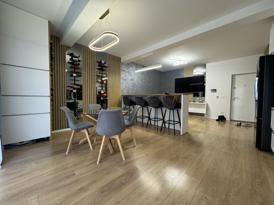 Apartament 3 camere, 69.4 mp utili, etaj 2, mobilat-utilat lux, Chisoda