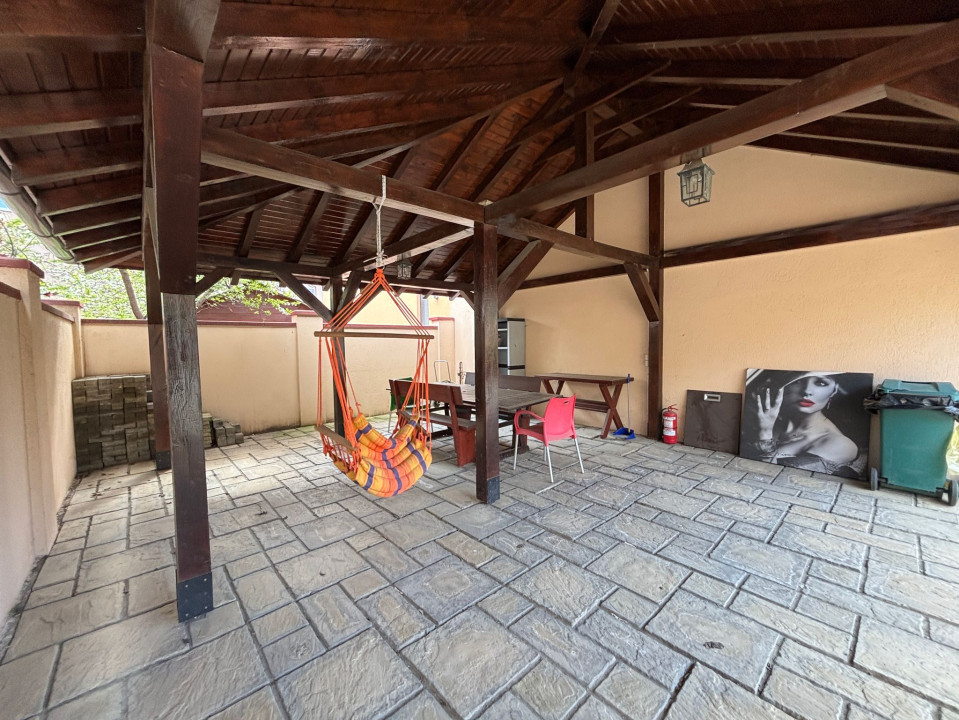 SE INCHIRIAZA CASA 4 CAMERE, CURTE 350MP, COMPLET MOBILAT SI UTILAT IN BRAYTIM
