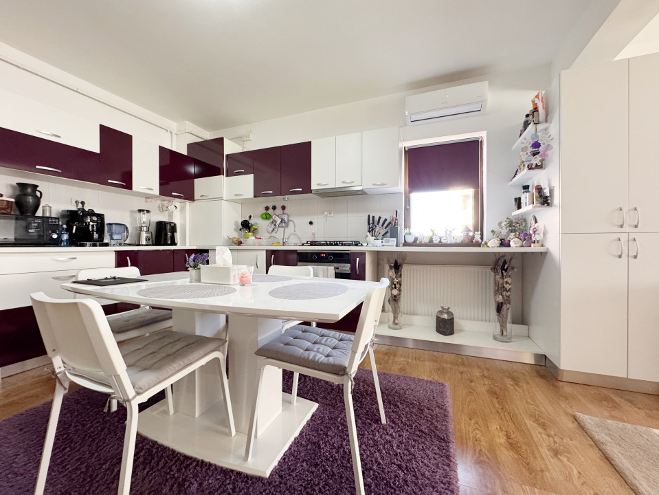 Apartament 3 camere, 2 bai, 72mp + terasa, etaj 2/3 -Giroc