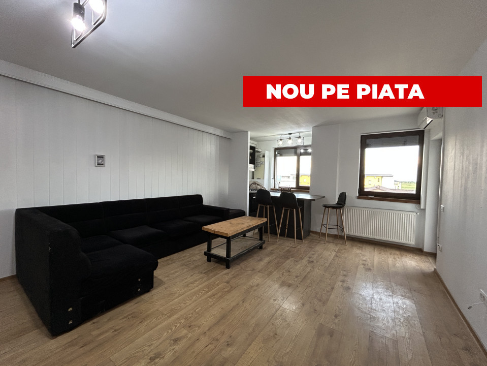 Apartament 2 camere, open space, 50mp utili, etaj 3, zona planetelor, Giroc