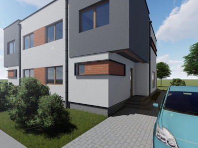 Duplex 5 camere, 120mp utili + 17mp terase, 275 mp teren -Giroc