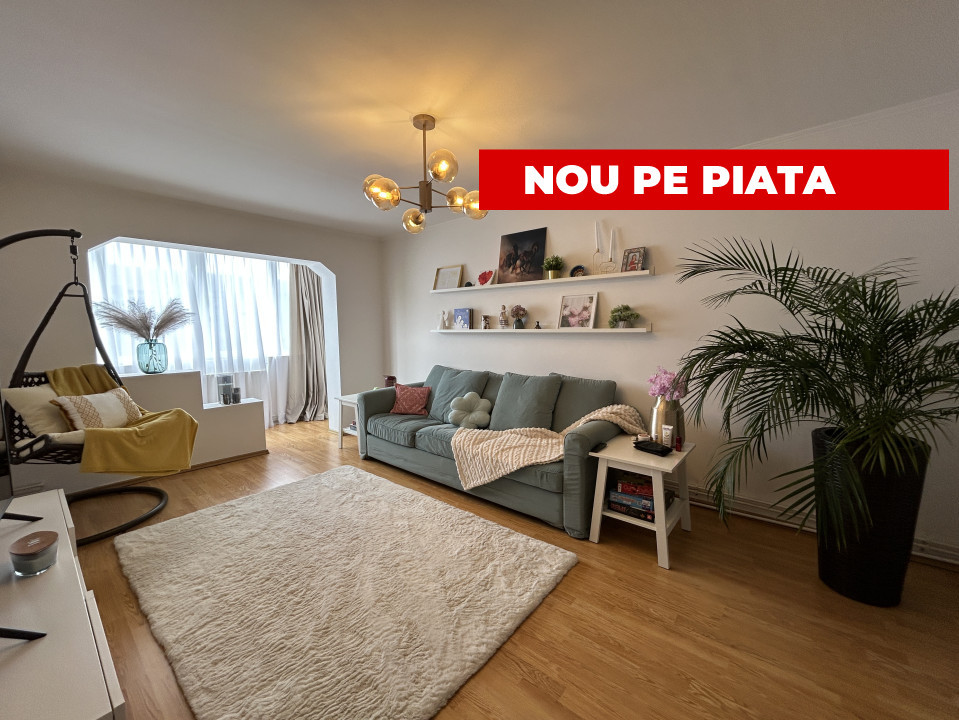 Apartament 4 camere, 90mp utili, 2 balcoane, etaj 3/4, zona Soarelui