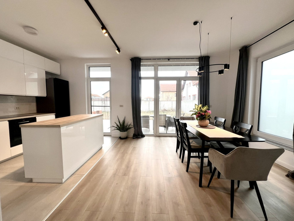 Duplex modern si elegant, 128 mp utili, 320 mp teren-Dumbravita, zona excelenta