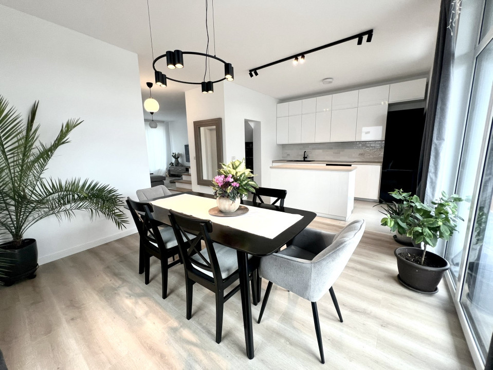 Duplex modern si elegant, 128 mp utili, 320 mp teren-Dumbravita, zona excelenta